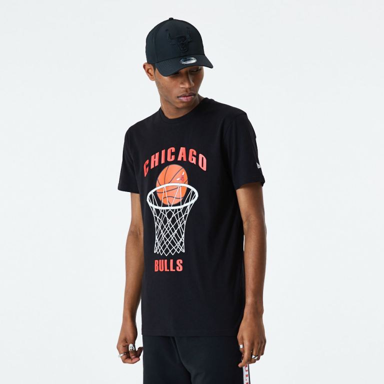 Ropa New Era Nba Negros - Chicago Bulls Basketball 35649FJLP